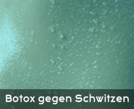 Informationen Botox gegen Schwitzen